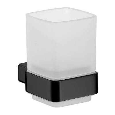 Будкрам купить LOFT Стакан на стену, черный мат