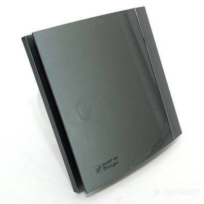 Будкрам купити SILENT-100 CZ GREY DESIGN - 4C (230V 50)  витяжний вентилятор, 100мм колір сірий,4 декоративних накладки SILENT-100 CZ GREY DESIGN - 4C (230V 50)  витяжний вентилятор, 100мм колір сірий,4 декоративних накладки 3
