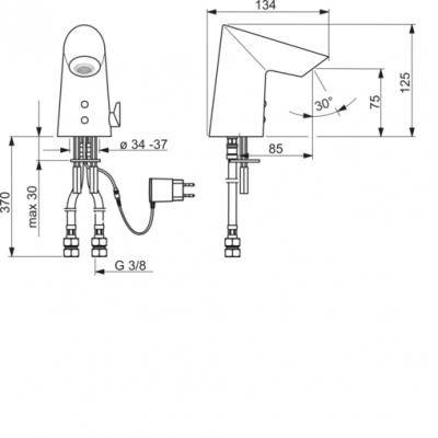 Будкрам купить Optima Смеситель для раковины 230\12V Optima Смеситель для раковины 230\12V 2