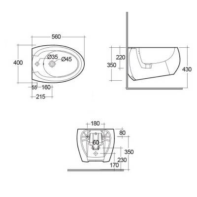 Будкрам купить CLOUD Биде подвесное, белый матовый CLOUD Биде подвесное, белый матовый 2