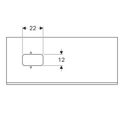Будкрам купить Citterio Тумба для накладной умывальник 56 см, Ш=120см, с 1 .ящиком Citterio Тумба для накладной умывальник 56 см, Ш=120см, с 1 .ящиком 3