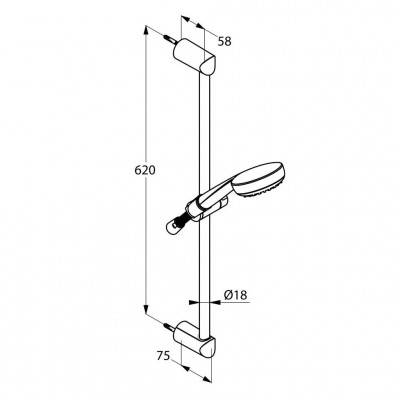 Будкрам купити Pure&Easy Набір д/ванни (2зміш.+1душ. набір) Pure&Easy Набір д/ванни (2зміш.+1душ. набір) 2