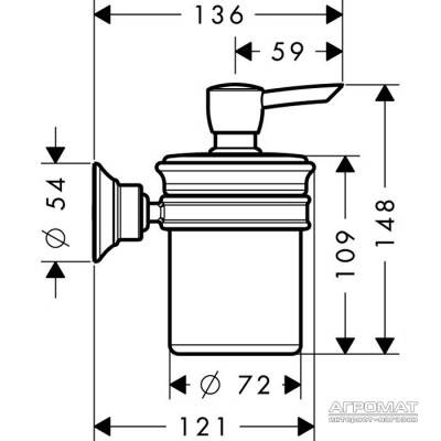 Будкрам купити Montreux Дозатор д/рідкого мила Montreux Дозатор д/рідкого мила 2