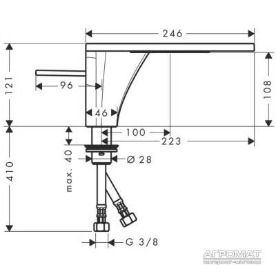 Будкрам купити Massaud 110 Змішувач д/раковини Massaud 110 Змішувач д/раковини 2