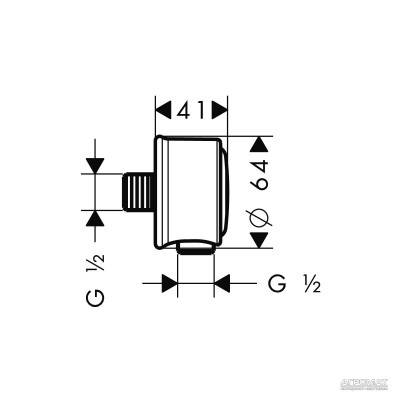 Будкрам купити Montreux Fixfit Шлангове підключення Montreux Fixfit Шлангове підключення 2