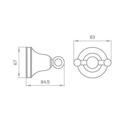 Будкрам купити VICTORIA Гачок подвійний VICTORIA Гачок подвійний 2