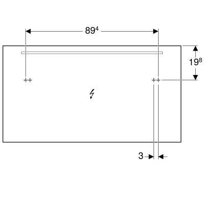 Будкрам купити Option Дзеркало 120 см, з підсвіткою по горизонталі Option Дзеркало 120 см, з підсвіткою по горизонталі 3