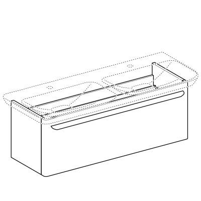 Будкрам купить myDay Шкафчик под умывальник двойной 1160х410х405 мм, 1 ящик с подсветкой, белый глянец myDay Шкафчик под умывальник двойной 1160х410х405 мм, 1 ящик с подсветкой, белый глянец 3