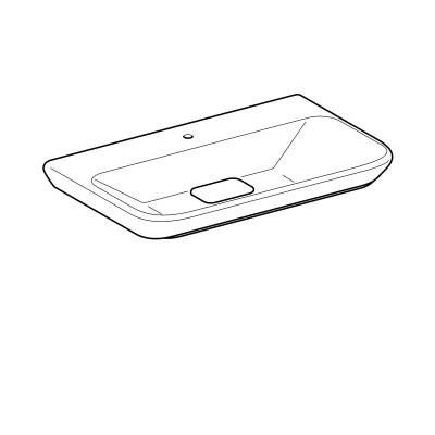 Будкрам купить myDay Умывальник 80 см, с 1 отв.под смешаных параз., без перелива, с крышкой сливного клапана, с защ.покрытием KeraTect, цвет белый глянец myDay Умывальник 80 см, с 1 отв.под смешаных параз., без перелива, с крышкой сливного клапана, с защ.покрытием KeraTect, цвет белый глянец 2