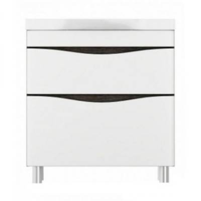 Будкрам купить LIKE, база с раковиной напольный 80 см белый/венге