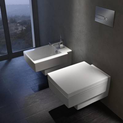 Будкрам купити VOX Унітаз підвісний безобідковий, білий VOX Унітаз підвісний безобідковий, білий 2