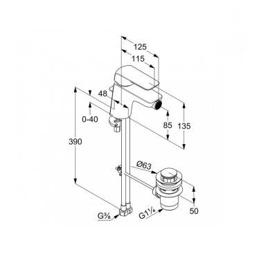 Будкрам купить Ameo Смеситель для биде с для к Ameo Смеситель для биде с для к 2