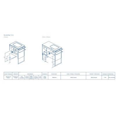 Будкрам купити STRUCTURE Тумба 90см, біла + тримач рушників (2пак) STRUCTURE Тумба 90см, біла + тримач рушників (2пак) 3