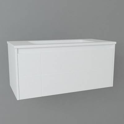 Будкрам купить LAGUNA Тумба 100 с раковиной, белый