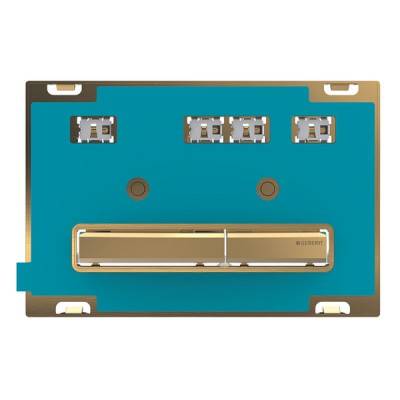 Будкрам купити Sigma50 Клавіша змиву, подвійний змив, колір латунь, для індивідуального оздоблення