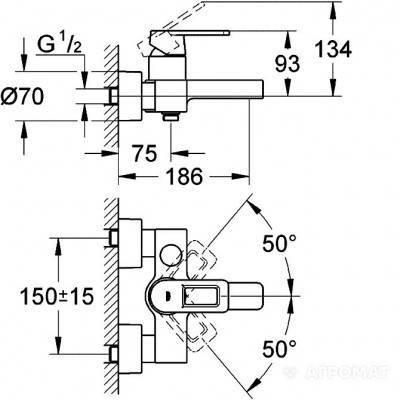 Будкрам купити QUADRA Змішувач д/ванни QUADRA Змішувач д/ванни 2
