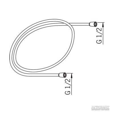 Будкрам купить Hydra Шланг 1,5 m для душа Hydra Шланг 1,5 m для душа 2