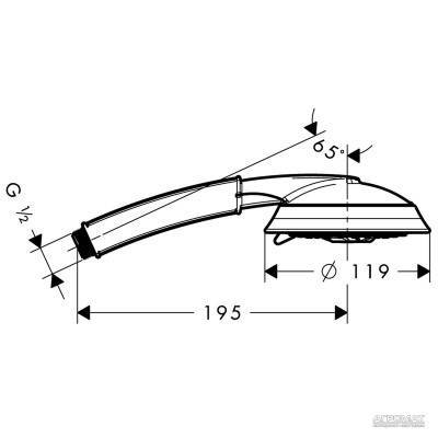 Будкрам купити Raindance Classic 100 AIR 3jet Ручний душ Raindance Classic 100 AIR 3jet Ручний душ 3