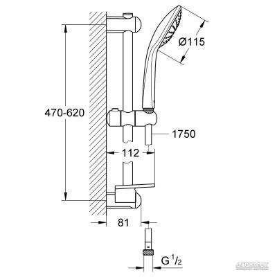 Будкрам купить Euphoria душ набор 110 Euphoria душ набор 110 2