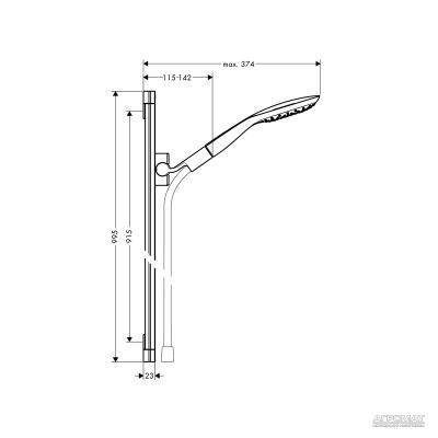 Будкрам купити PuraVida 150 3jet/PuraVida Unica Душовий набір PuraVida 150 3jet/PuraVida Unica Душовий набір 2