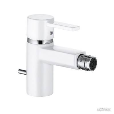 Будкрам купити Zenta white Змішувач д/біде, білий/хром