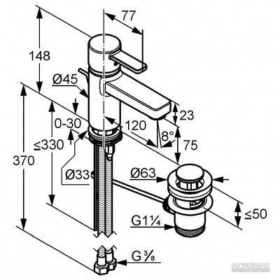 Будкрам купити Zenta XL Змішувач д/раковини Zenta XL Змішувач д/раковини 3