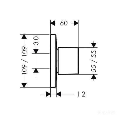 Будкрам купити PuraVida Trio/Quattro Зовнішня частина вентиля PuraVida Trio/Quattro Зовнішня частина вентиля 2