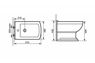 Будкрам купити RETRO Біде RETRO Біде 2