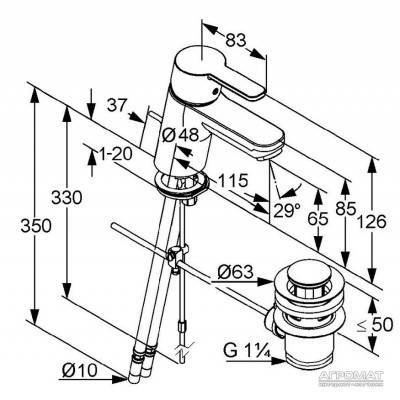Будкрам купить Logo Neo Смеситель для раковины Logo Neo Смеситель для раковины 2