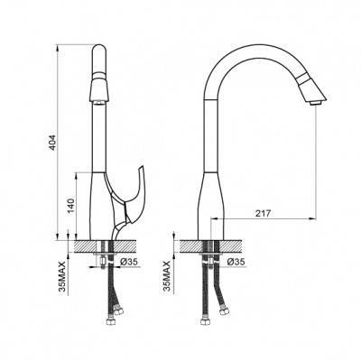 Будкрам купити Fresh Змiшувач для кухнi Fresh Змiшувач для кухнi 2
