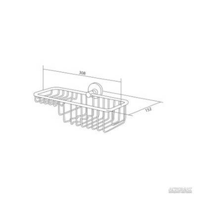 Будкрам купить A5534600/Bliss A5534664 Корзина мыльница 31см A5534600/Bliss A5534664 Корзина мыльница 31см 2