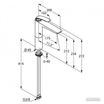 Будкрам купить Balance 212 Смеситель для раковины Balance 212 Смеситель для раковины 3