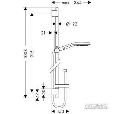 Будкрам купити Raindance Select 150 / Unica’S Puro Душовий набір Raindance Select 150 / Unica’S Puro Душовий набір 2