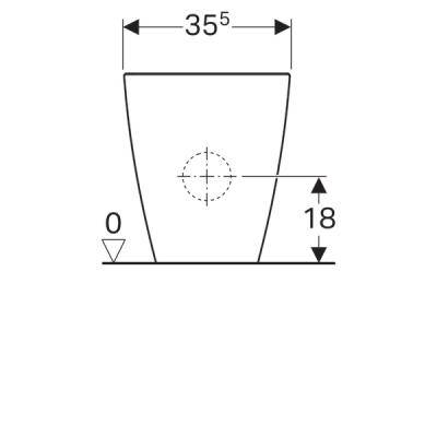 Будкрам купити iCon Square Унітаз підлоговий Rimfree, довжина 63,5см, колір білий глянець iCon Square Унітаз підлоговий Rimfree, довжина 63,5см, колір білий глянець 4