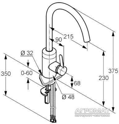 Будкрам купити E-GO Змішувач д/кухні, сенсорний E-GO Змішувач д/кухні, сенсорний 2