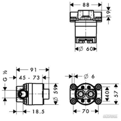 Будкрам купити Axor Внутрішня частина змішувача Axor Внутрішня частина змішувача 2