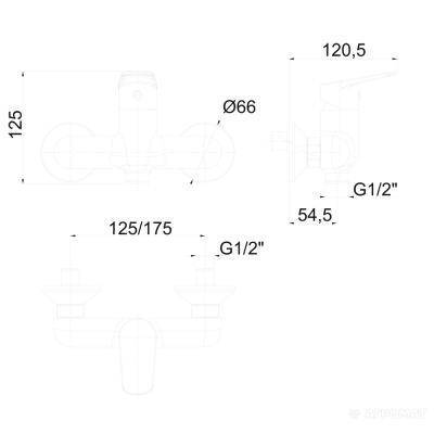 Будкрам купить TEMPO Смеситель для душа TEMPO Смеситель для душа 2