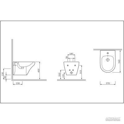 Будкрам купить Inspire биде подвесное Inspire биде подвесное 2