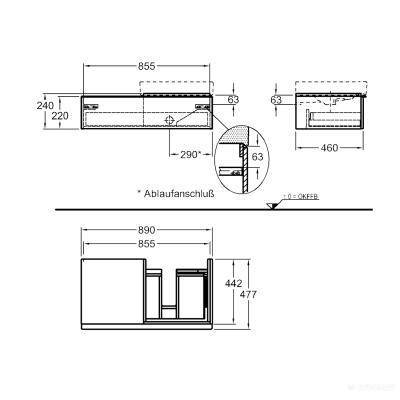 Будкрам купить iCon Шкафчик под умывальник 890x240x477 мм, "Бургундия" глянец, лак iCon Шкафчик под умывальник 890x240x477 мм, "Бургундия" глянец, лак 2