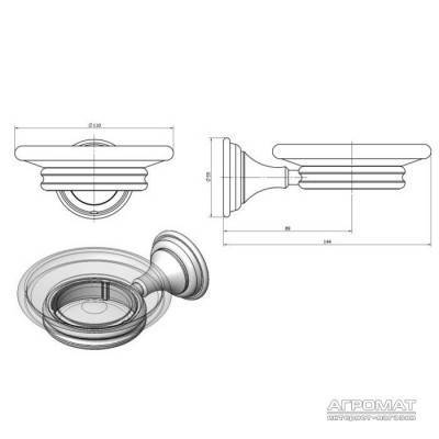 Будкрам купить CLASSIC Мыльница, хром CLASSIC Мыльница, хром 2