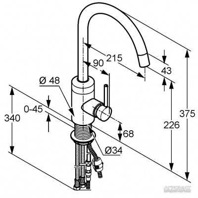 Будкрам купить Bozz Смеситель для кухни Bozz Смеситель для кухни 2