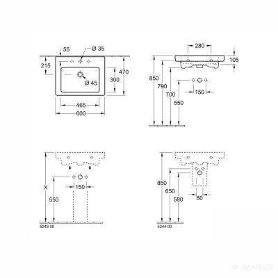 Будкрам купить SUBWAY 2.0. Раковина 60см SUBWAY 2.0. Раковина 60см 2