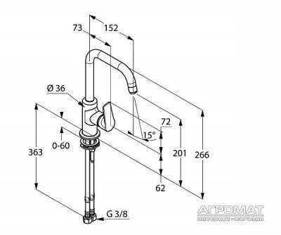 Будкрам купить Tercio New Смеситель для раковины Tercio New Смеситель для раковины 2