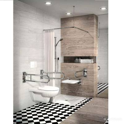 Будкрам купити NOVA PRO Унітаз підвісний для людей з обмеженими фізичними можливостями, довжина 70см NOVA PRO Унітаз підвісний для людей з обмеженими фізичними можливостями, довжина 70см 3