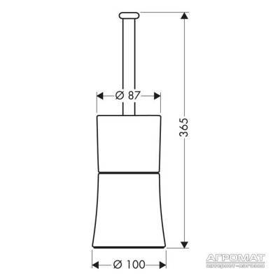Будкрам купити Citterio/Uno Щітка д/унітазу Citterio/Uno Щітка д/унітазу 2