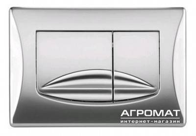 Будкрам купити  River Dual клавіша змиву , глянцевий хром