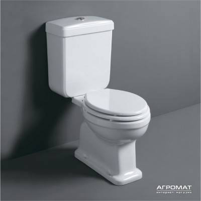 Будкрам купить LONDRA, Унитаз-моноблок нап. с гориз. смывом, белый