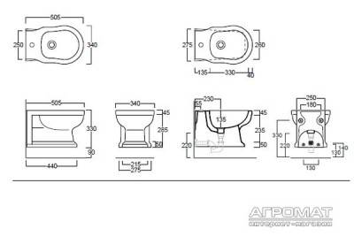 Будкрам купити - LONDRA  біде підвісне, біле - LONDRA  біде підвісне, біле 2