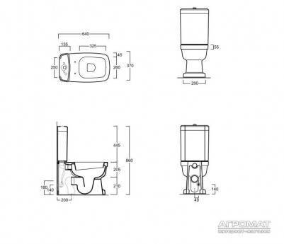 Будкрам купити - EVOLUTION,  Бачок + кришка 37x13,5x44,5 для EVO 07, білий - EVOLUTION,  Бачок + кришка 37x13,5x44,5 для EVO 07, білий 2