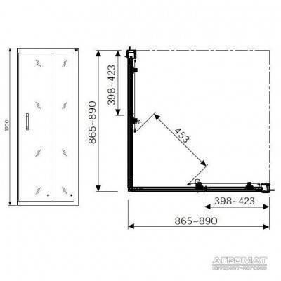 Будкрам купити GEO 6 Душова кабіна  (2уп) GEO 6 Душова кабіна  (2уп) 2